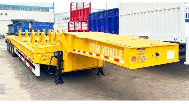 4 Axle Low Bed Trailer will be sent to  Philippines