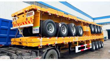 40Ft Flatbed Semi Trailer will be sent to  Philippines