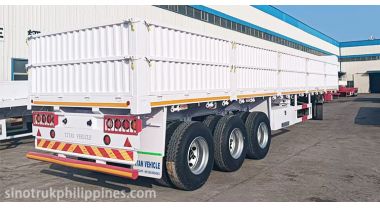 Tri Axle Drop Side Trailer will be sent to Philippines