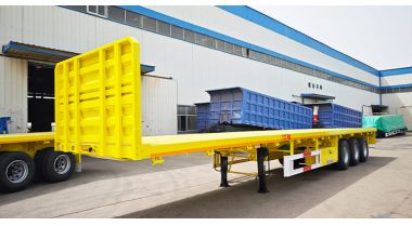 Flat Deck Tri Axle Trailer will be Sent to Philippines