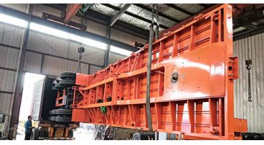 40 Ft Flat Bed Trailer will be Sent to Philippines