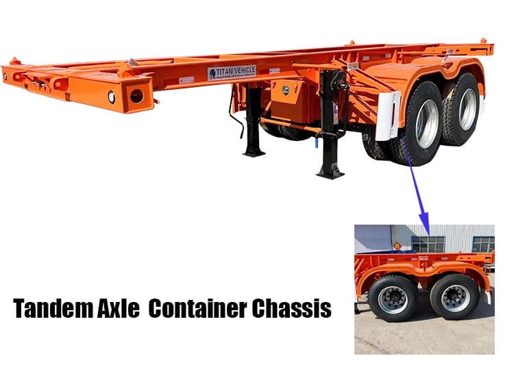 Tandem Axle Container Chassis for Sale in Philippines
