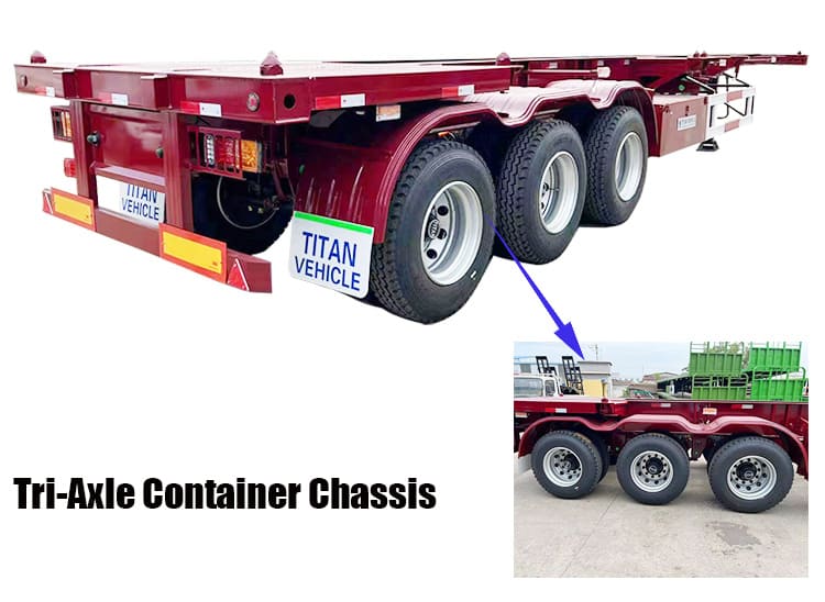 Tri-Axle Container Chassis for Sale in Philippines