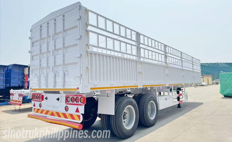 Tri Axle Fence Cargo Trailers for Sale Near Me in Philippines