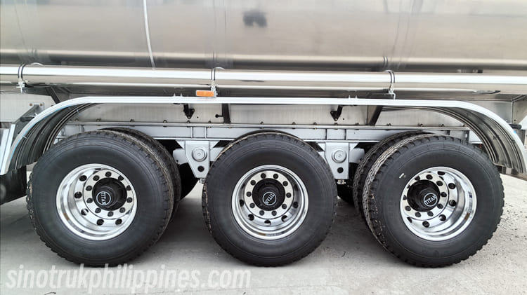 3 Axle Aluminum Fuel Tanker Trailer for Sale Philippines Manila