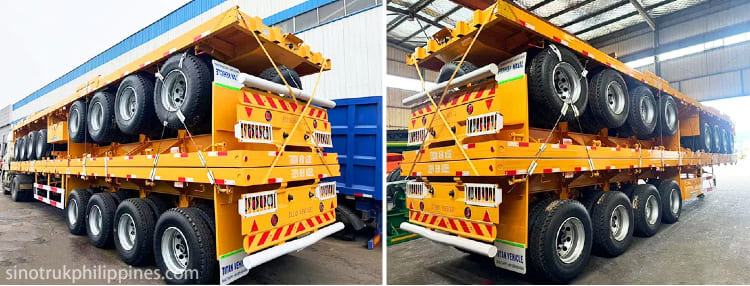 40Ft Flatbed Semi Trailer for Sale in Philippines