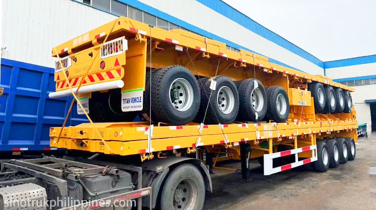 40Ft Flatbed Semi Trailer for Sale in Philippines