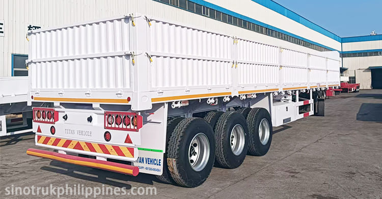 Tri Axle Drop Side Trailer for Sale in Philippines