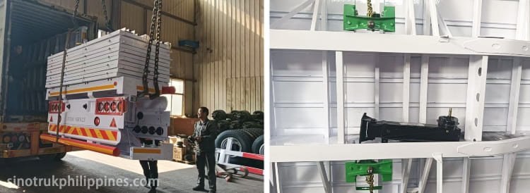 Tri Axle Drop Side Trailer for Sale in Philippines