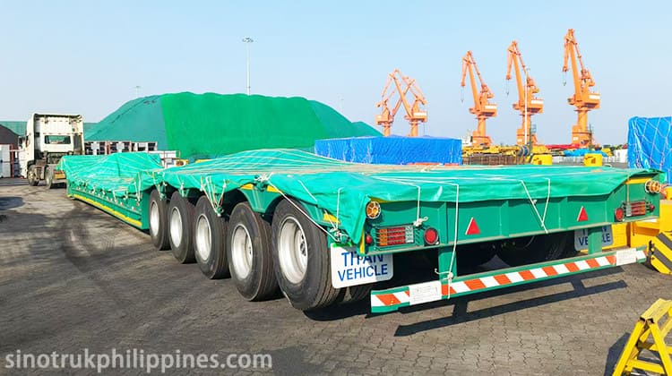 5 Axle Folding Gooseneck Trailer for Sale in Philippines