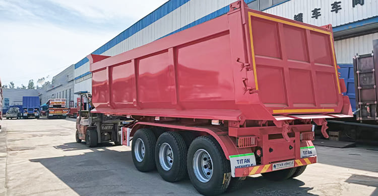 Tri Axle Semi Dump Trailer Capacity for Sale in Philippines
