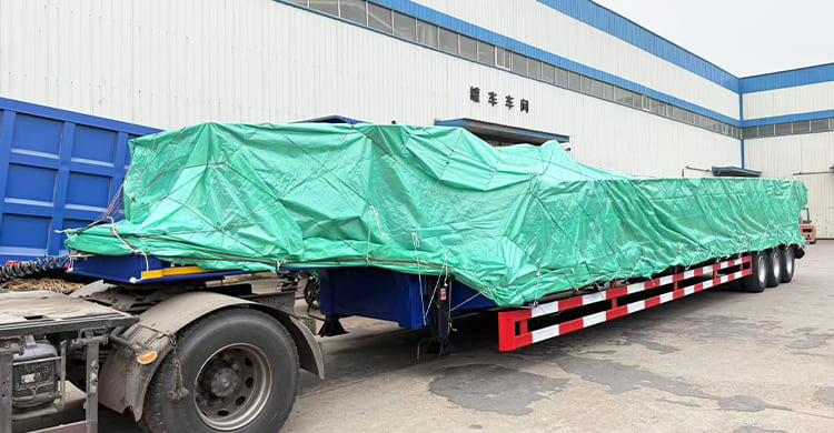 40 Ft Low Bed Trailer with Ramp in Philippines