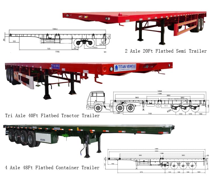 flatbed tractor trailer