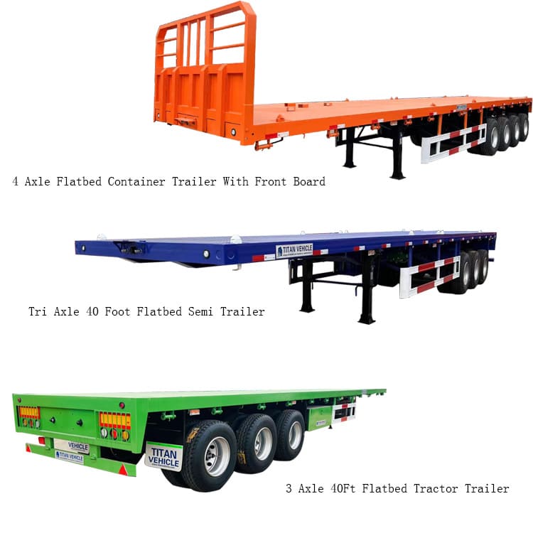 tri axle flatbed trailer for sale in philippines