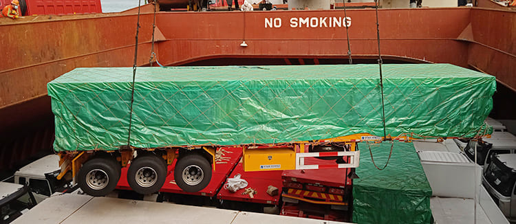 tri axle flatbed trailer package