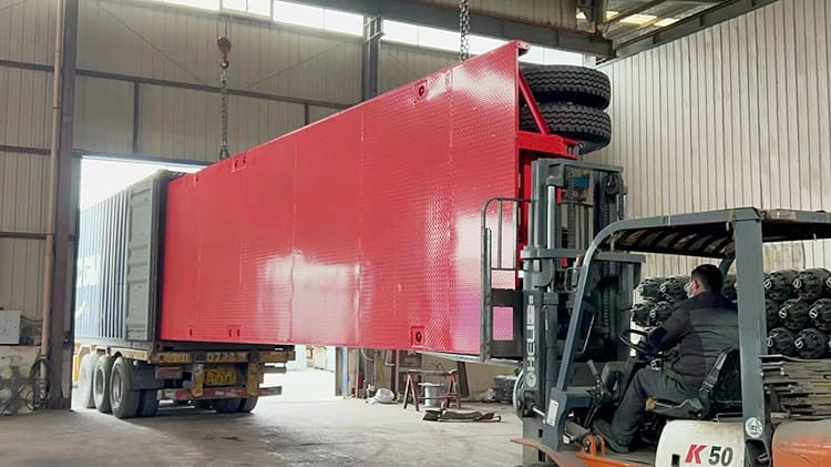 tri axle flatbed trailer package