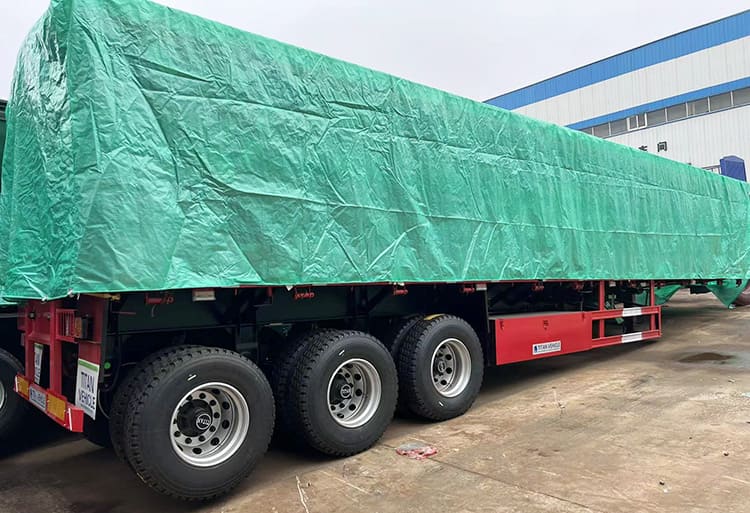 tri axle flatbed trailer package