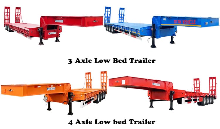 How does a lowbed trailer work in Philippines