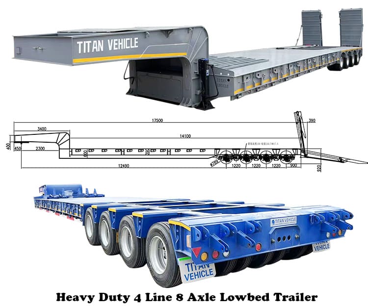 How does a lowbed trailer work in Philippines?