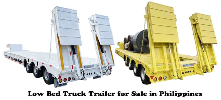 What is the purpose of a lowbed trailer in Philippines