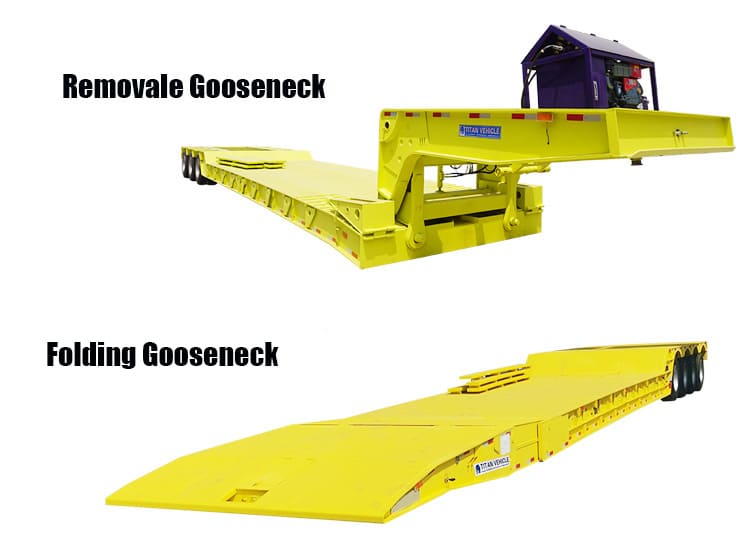 Removable vs Folding Gooseneck Trailers