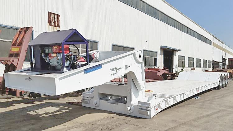 3 Axle Hydraulic Detachable Gooseneck Trailers for Sale in Ghana Kumasi