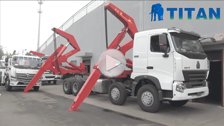 container side loader trailer 