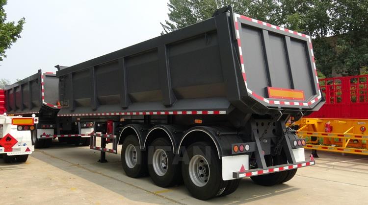 3 Axle Heavy Duty Dump Trailer for Sale Prices in Ghana