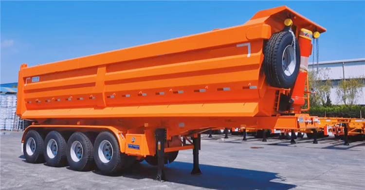 4 Axle 100T Tipper Tipping Trailer for Sale in Ghana Accra