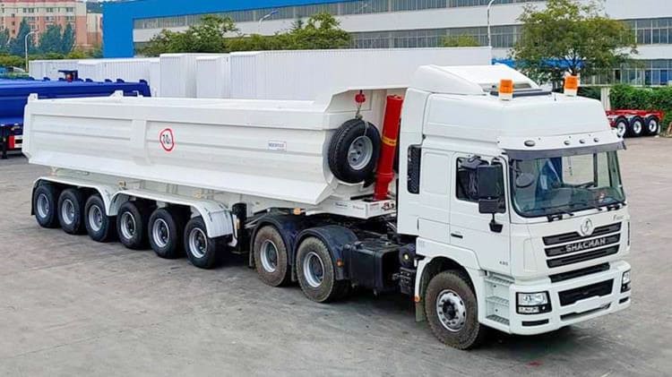 Prices of 6 Axle Rock Dump Truck Trailer for Sale in Ghana Accra