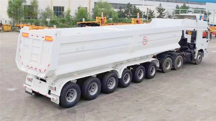 Prices of 6 Axle Rock Dump Truck Trailer for Sale in Ghana Accra