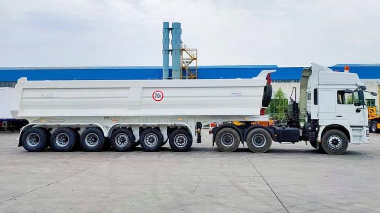Prices of 6 Axle Rock Dump Truck Trailer for Sale in Ghana Accra