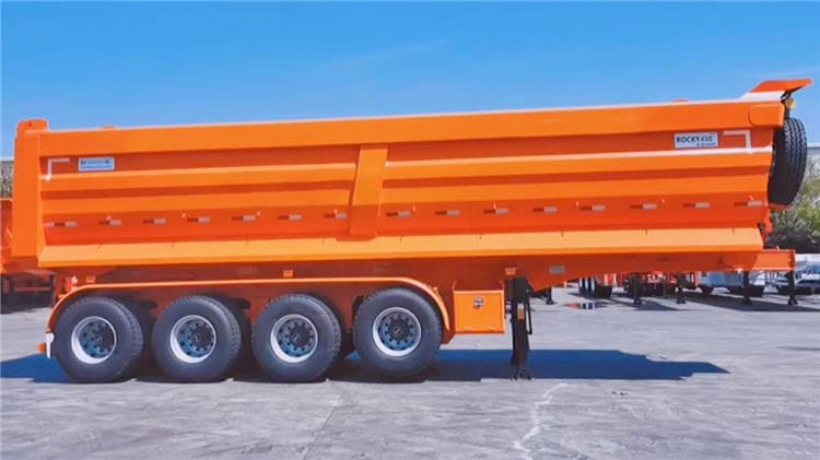 4 Axle 100T Tipper Tipping Trailer for Sale in Ghana Accra