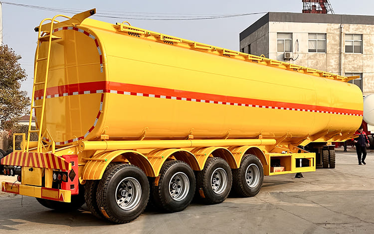 50000 Liters 4 Axle Fuel Tanker Trailers for Sale in Philippines Manila