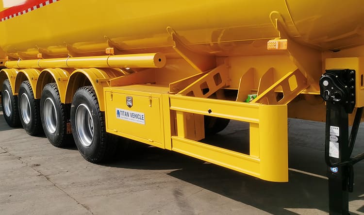 50000 Liters 4 Axle Fuel Tanker Trailers for Sale in Philippines Manila