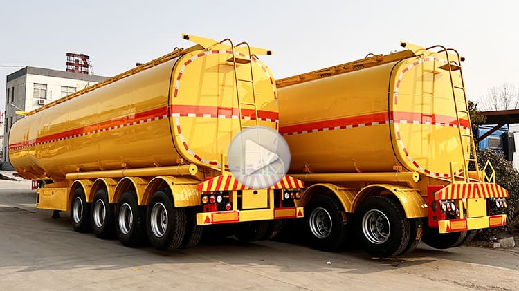 50000 Liters 4 Axle Fuel Tanker Trailers for Sale in Philippines Manila