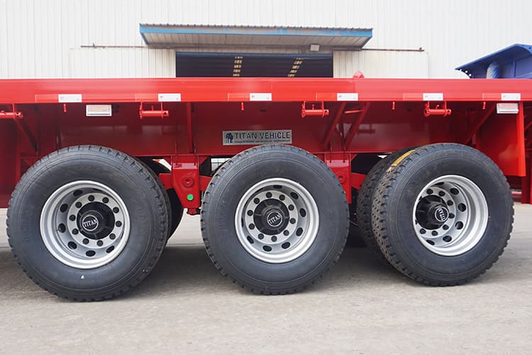 40Ft Container Flatbed Tri Axle Trailer for Sale in Philippines