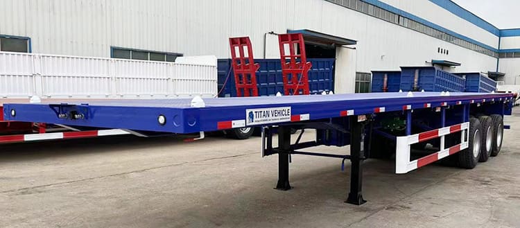 Tri Axle 40 Foot Flatbed Trailer for Sale Near Me in Philippines