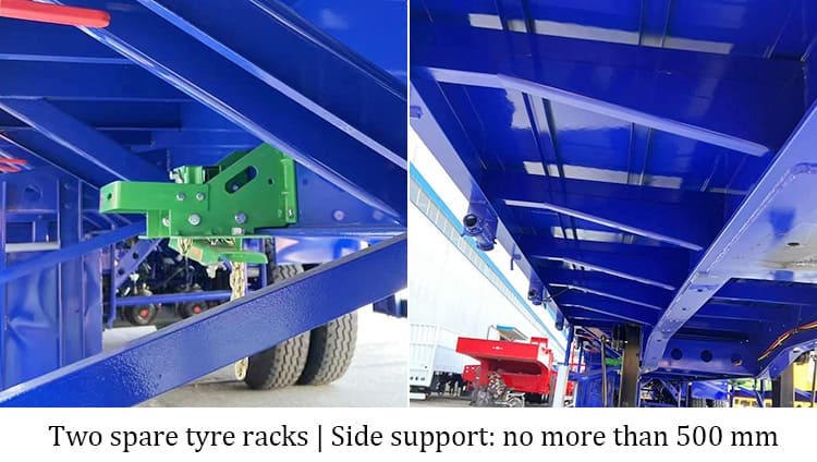 Tri Axle 40 Foot Flatbed Trailer for Sale Near Me in Philippines