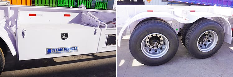 2 Axle 12.5M Gooseneck Skeletal Trailer for Sale in Phillipines Manila