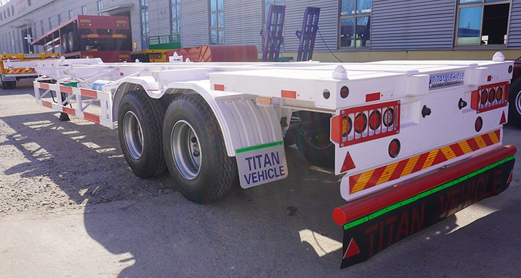 2 Axle 12.5M Gooseneck Skeletal Trailer for Sale in Phillipines Manila