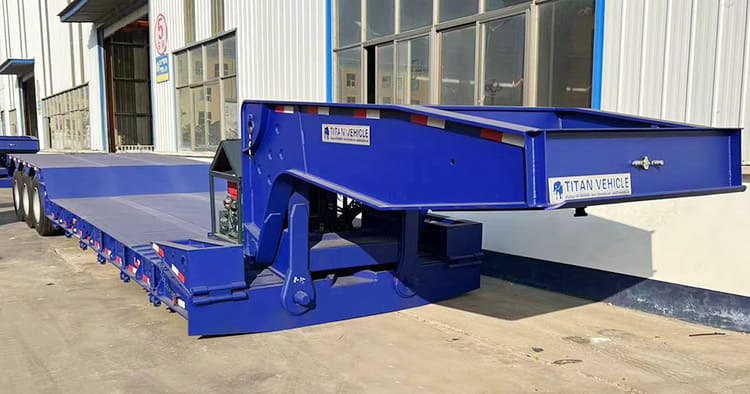 3 Axle 80 Ton Detachable Gooseneck Trailers for Sale in Philippines
