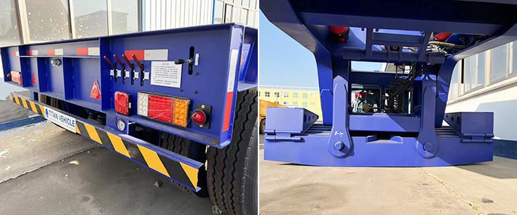 3 Axle 80 Ton Detachable Gooseneck Trailers for Sale in Philippines