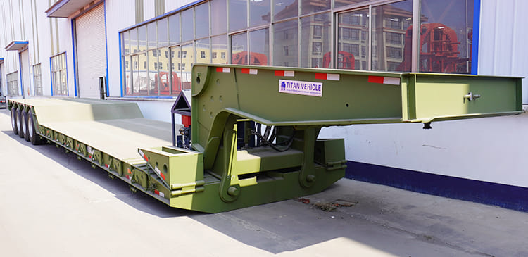 4 Axle 100 Ton Lowboy Gooseneck Trailer for Sale | Removable Gooseneck Trailer for Sale in Philippines