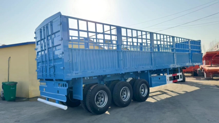 3 Axle Fence Cargo Semi Trailer Price for Sale in Ghana Tema