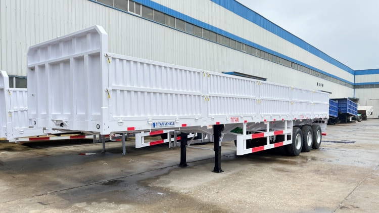 3 Axle Sidewall Trailer Price for Sale in Ghana Takoradi