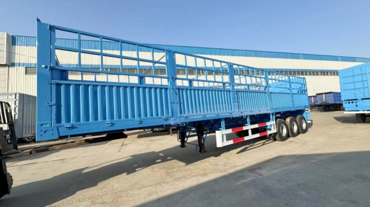 3 Axle Fence Cargo Semi Trailer Price for Sale in Ghana Tema