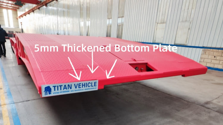 100 Ton 4 Axle Folding Gooseneck Trailer | Front Loading Low Bed Gooseneck Trailer for Sale in Philippines