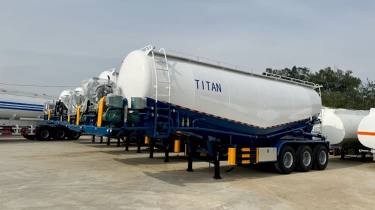 3 Axle 50 Ton Cement Bulker Truck Price for Sale In Ghana Accra