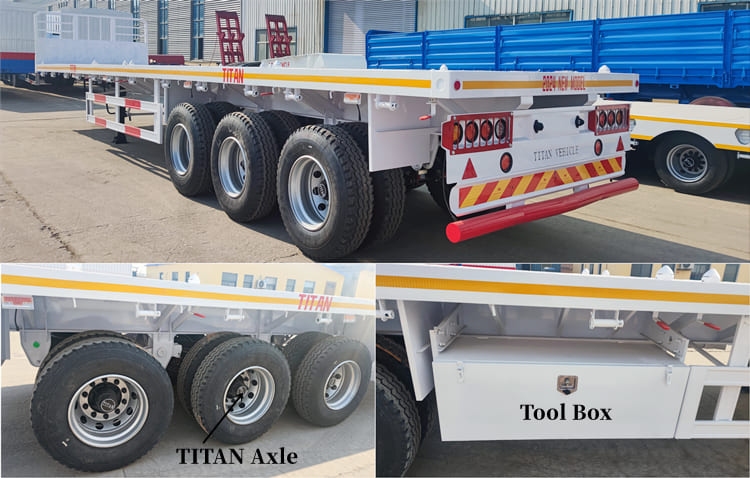 3 Axle Flatbed Trailer for Sale Philippines | 40 Ft Flatbed Trailer Philippines